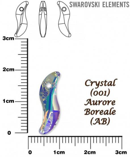 Swarovski Taşlı 6525 Wawe Dalga 925 Ayar Gümüş Kolye - JanJan